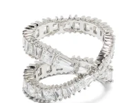 Swarovski Hyperbola Ring кольцо с цирконием серебряное