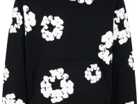 Denim Tears худи с принтом Cotton Wreath чёрное