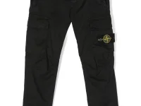 Stone Island Junior повседневные брюки слим с накладными карманами