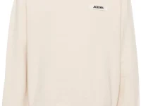 Jacquemus Le Hoodie Gros Grain — худи бежевое