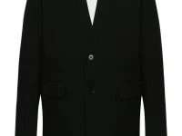 Jil Sander костюм однобортный шерстяной чёрный