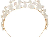Jennifer Behr Jenette floral-appliqué crown