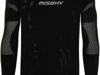 MISBHV logo-appliqué open-knit jumper