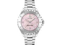 Philipp Plein Heaven 38mm — розовые часы с гильошированным циферблатом