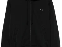 Comme Des Garçons Play худи с нашивкой сердца и молнией