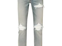 Amiri MX1 Ultrasuede зауженные джинсы