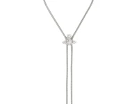Vivienne Westwood Orb-motif bolo tie — галстук-боло серебряный