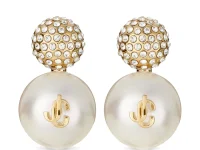 Jimmy Choo Auri серьги с кристаллами
