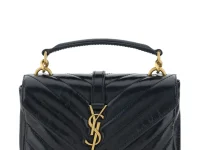 Saint Laurent кошелёк из стёганой кожи с аппликацией логотипа