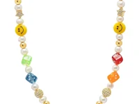 Nialaya Jewelry ожерелье из речного жемчуга с бусинами