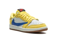 Jordan Kids x Travis Scott Air Jordan 1 Retro Low OG SP "Canary" кроссовки