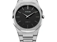 D1 Milano Ultra Thin 40mm — чёрные часы с сапфировым стеклом