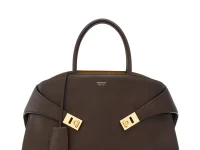 Ferragamo сумка-тоут Hug большая коричневая телячья кожа