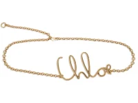 Chloé ремень The Chloé Iconic Belt золотой