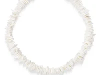 Nialaya Jewelry ожерелье с плоскими бусинами из ракушки