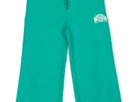 MSGM Kids спортивные брюки с принтом логотипа