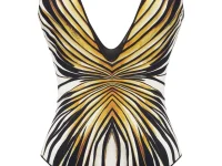 Roberto Cavalli Ray of Gold купальник с принтом