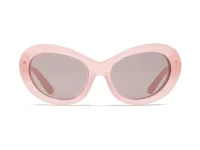 Dolce & Gabbana Eyewear DNA очки солнцезащитные овальные розовые