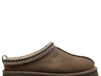 UGG Tasman — слипоны замшевые на платформе, коричневые