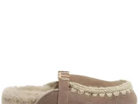 Mou Winter Bio slides — серые слипоны с подкладкой из шерсти