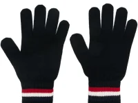 Moncler Перчатки шерстяные с трёхцветными полосками