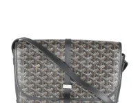 Goyard Pre-Owned Belvedere II MM — сумка через плечо, чёрная