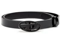 Diesel B-PLAY 15 ремень кожаный чёрный