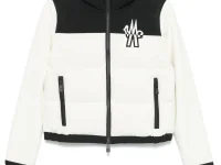 Moncler Grenoble горнолыжная куртка стёганая белая