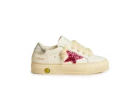 Golden Goose May Star кроссовки для девочки, бежевые