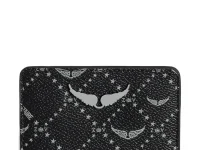 Zadig&Voltaire кошелёк Pass Monogram Cardholder синий