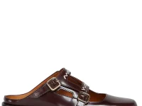 Marni Bambi 3.0 мюли с двойной пряжкой, красные