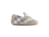 Burberry Пинетки в клетку для малышей