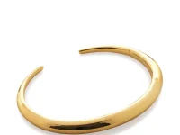 Monica Vinader Deia cuff браслет золотой