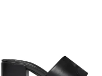 Courrèges Shadow Mules — чёрные мюли из телячьей кожи