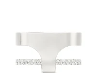 Courrèges Holy ring — кольцо серебряного цвета с кристаллами