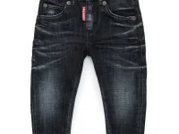 Dsquared2 Kids джинсы зауженные чёрные