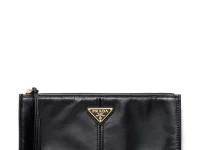 Prada кожаный кошелёк-клатч
