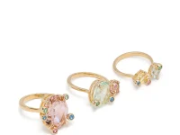 Swarovski Gema кольца (набор из трёх)