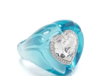 Swarovski Dulcis Ring — коктейльное кольцо с паве, синий