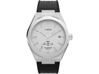 TIMEX Q Timex GMT 39mm — часы мужские, белый циферблат