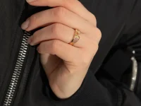 Zadig&Voltaire Rock ring — кольцо золотого цвета