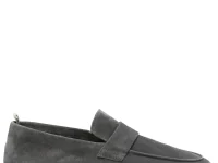 Officine Creative замшевые лоферы серые