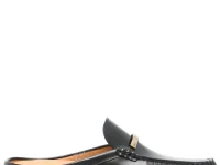 Tod's мюли кожаные чёрные