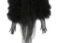Alchemy x Lia Aram Tulle Jacket — укороченная тюлевая куртка, чёрный