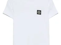 Stone Island Junior футболка с нашивкой логотипа