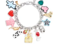 MARC JACOBS (THE) The Sticker Charm Statement Bracelet — серебряный