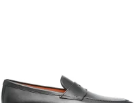 Santoni кожаные лоферы
