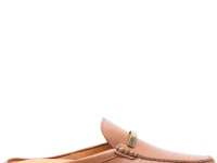 Tod's кожаные слипоны коричневые