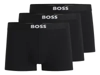 BOSS трусы-боксеры из эластичного хлопка с логотипом на поясе, комплект 3 шт.