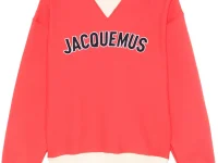 Jacquemus бейсбольный свитшот красный